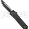 Rumble Black D/A OTF Automatic Knife - S/E Drop Point Two Tone Plain