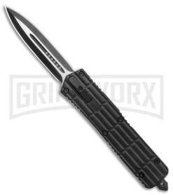 Rumble Slim Black D/A OTF Rectangle Grid Scales- Dagger Two Tone