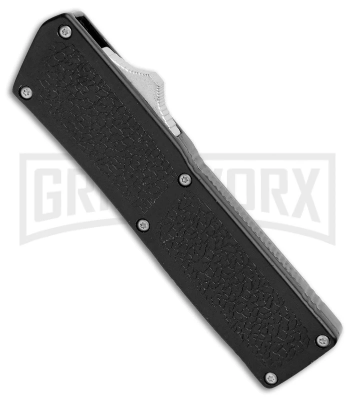 Thunder Black D/A OTF Automatic Knife - Satin Plain - Image 2