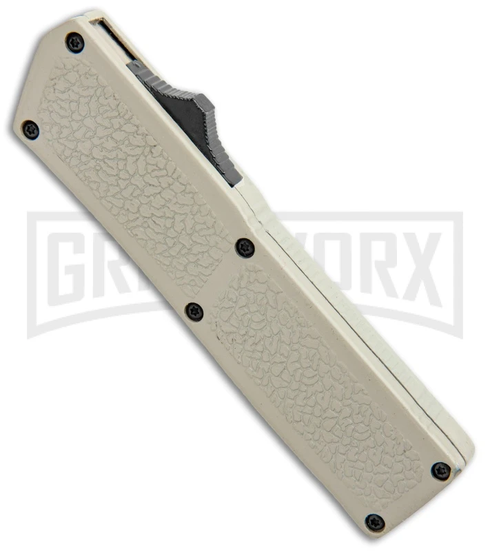 Thunder Tan D/A OTF Automatic Knife - Black Plain - Image 2