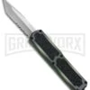 Titan Camo D/A OTF Automatic Knife - Tanto Satin Serrated
