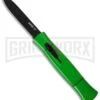 AKC 077 Concord Lime Green OTF Automatic Knife - Black Plain