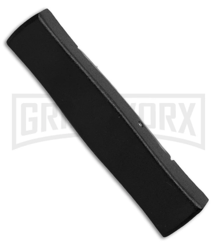 AKC Minion Concord Snake Skin OTF Automatic Knife - Flat Grind Black Plain - Image 2