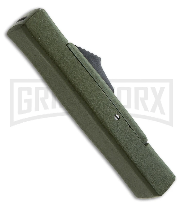 AKC Minion Concord Green OTF Automatic Knife - Flat Grind Polish Plain - Image 2
