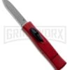 AKC Minion Concord Red OTF Automatic Knife - Flat Grind Polish Plain