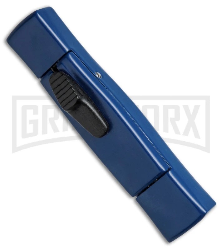 AKC Minion Concord Blue OTF Automatic Knife - Satin Plain - Image 2