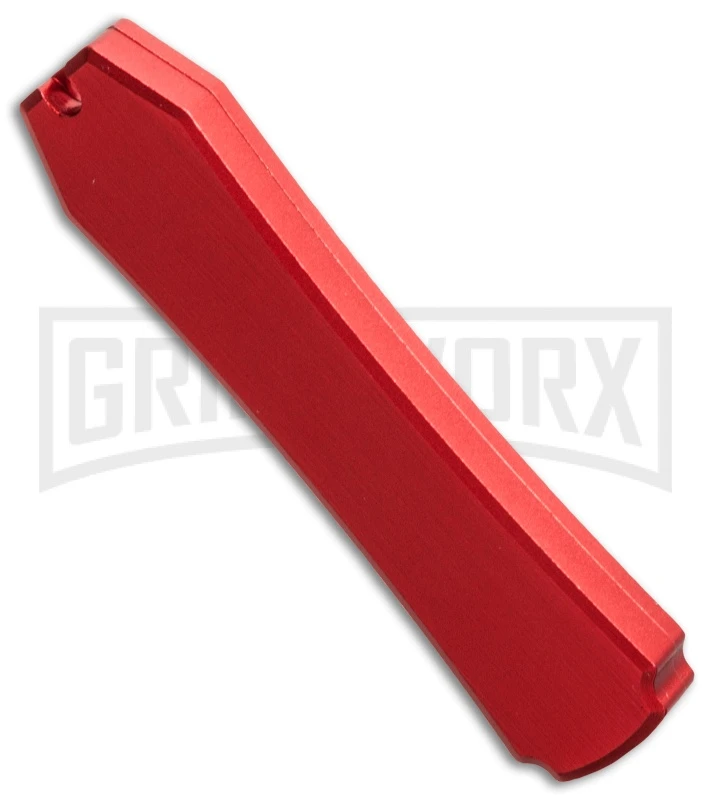 Coffin Blaster Metallic Red DA/OTF Automatic Knife - Black Plain - Image 2