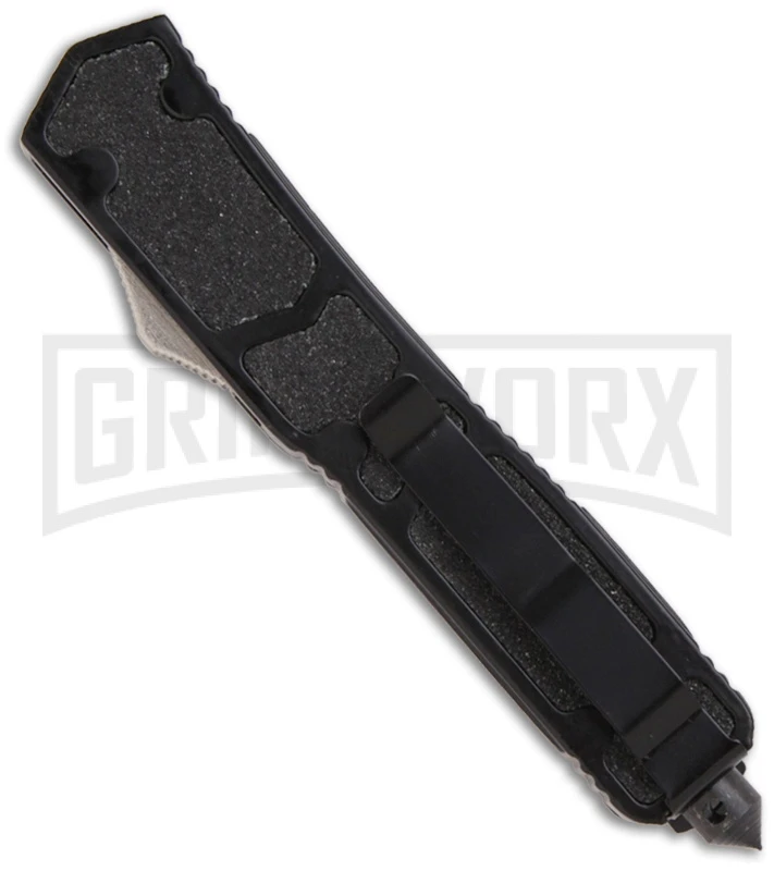 Delta Force D/A OTF Automatic Knife - Black Plain - Image 2