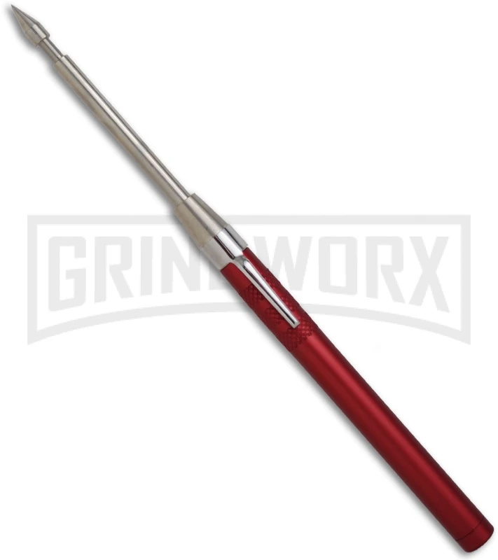 Guard Father Spike Fire Red OTF Automatic Icepick