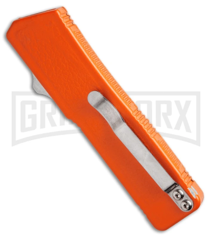 Lightning Orange D/A OTF Automatic Knife - Satin Plain - Image 2