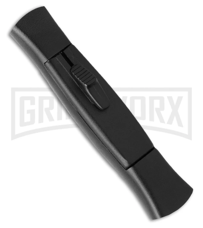 AKC Concord Sinatra Black OTF Automatic Knife - Polish Serr - Image 2